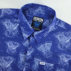 [READ] DIXXON Flannel Company The Blueprint Mens Short Sleeve Button Up Shirt XL